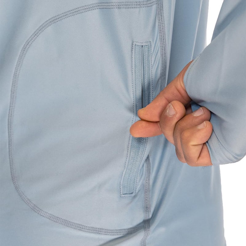 Bare Eclips Men's Hoodie Rashguard | 50+ UV Rating | Hood for Added Sun Protection | Quick Dry | Long Sleeve - Image 5